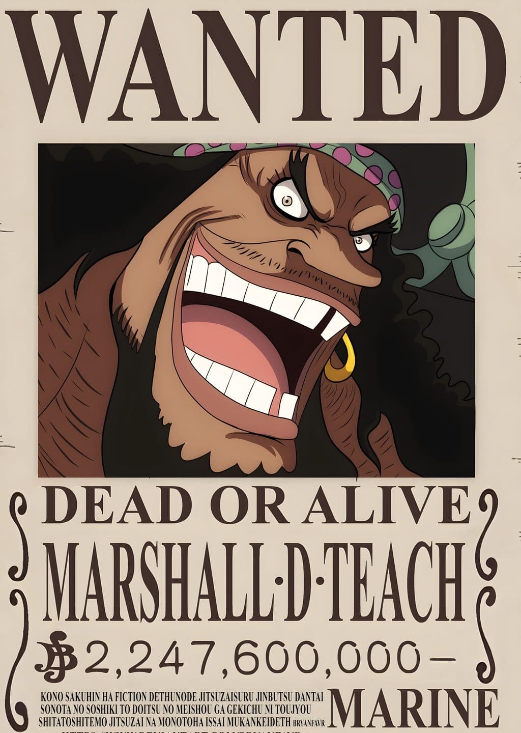 Marshall D. Teach: Kara Bıyık