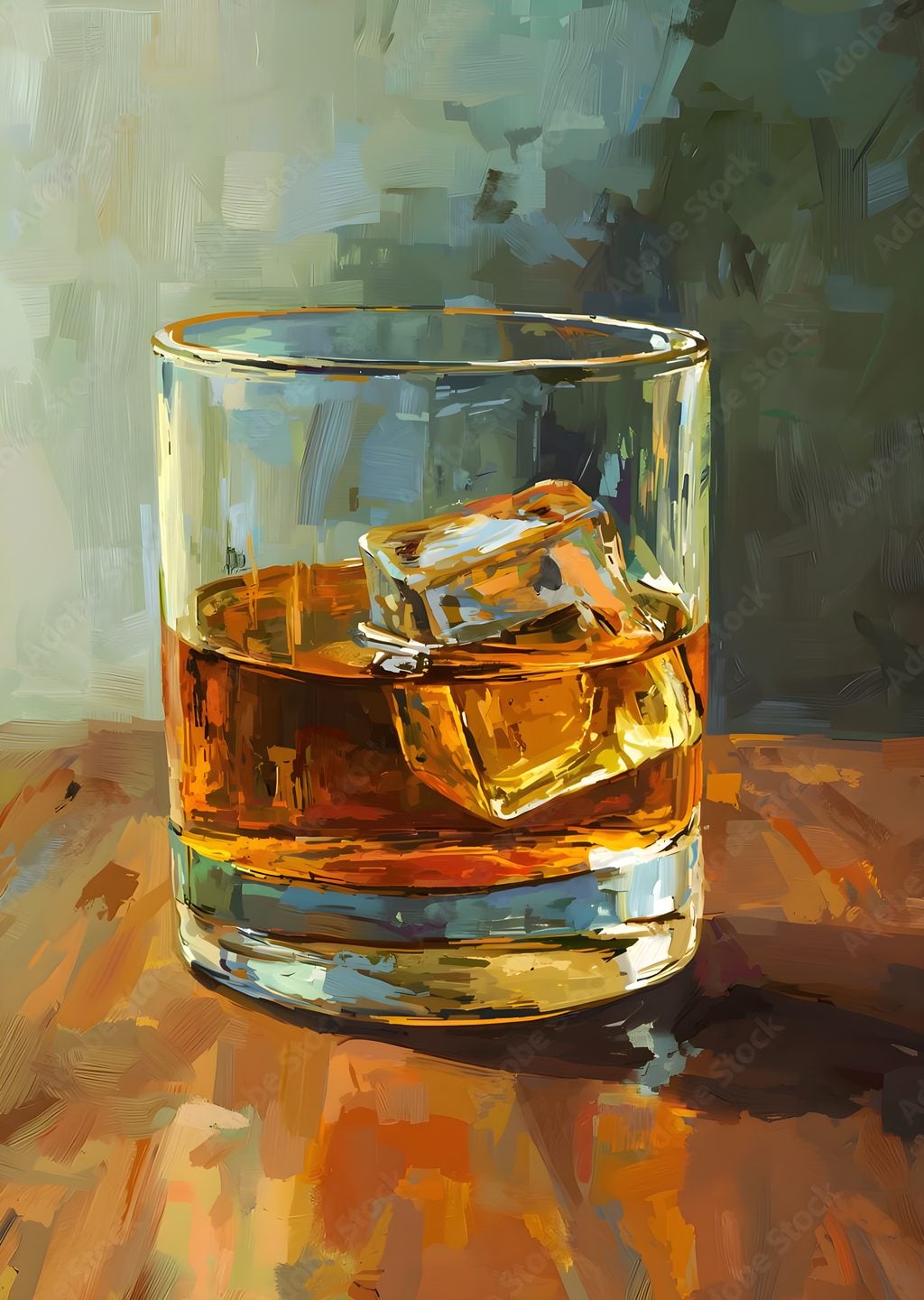 Buzlu Bourbon Kadehi