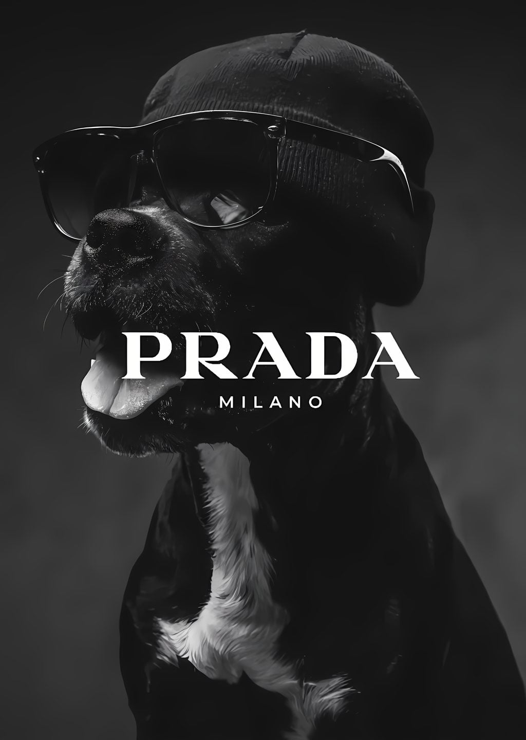 Prada Milano: Moda İkonu Köpek Portresi