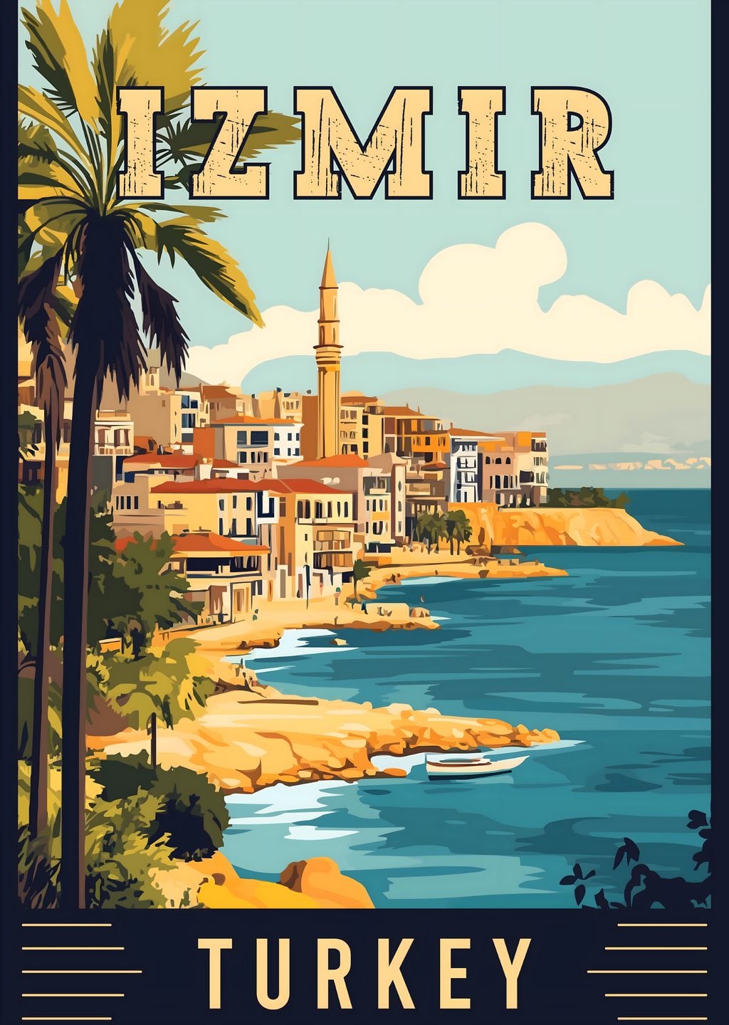 İzmir'de Akdeniz Manzarası