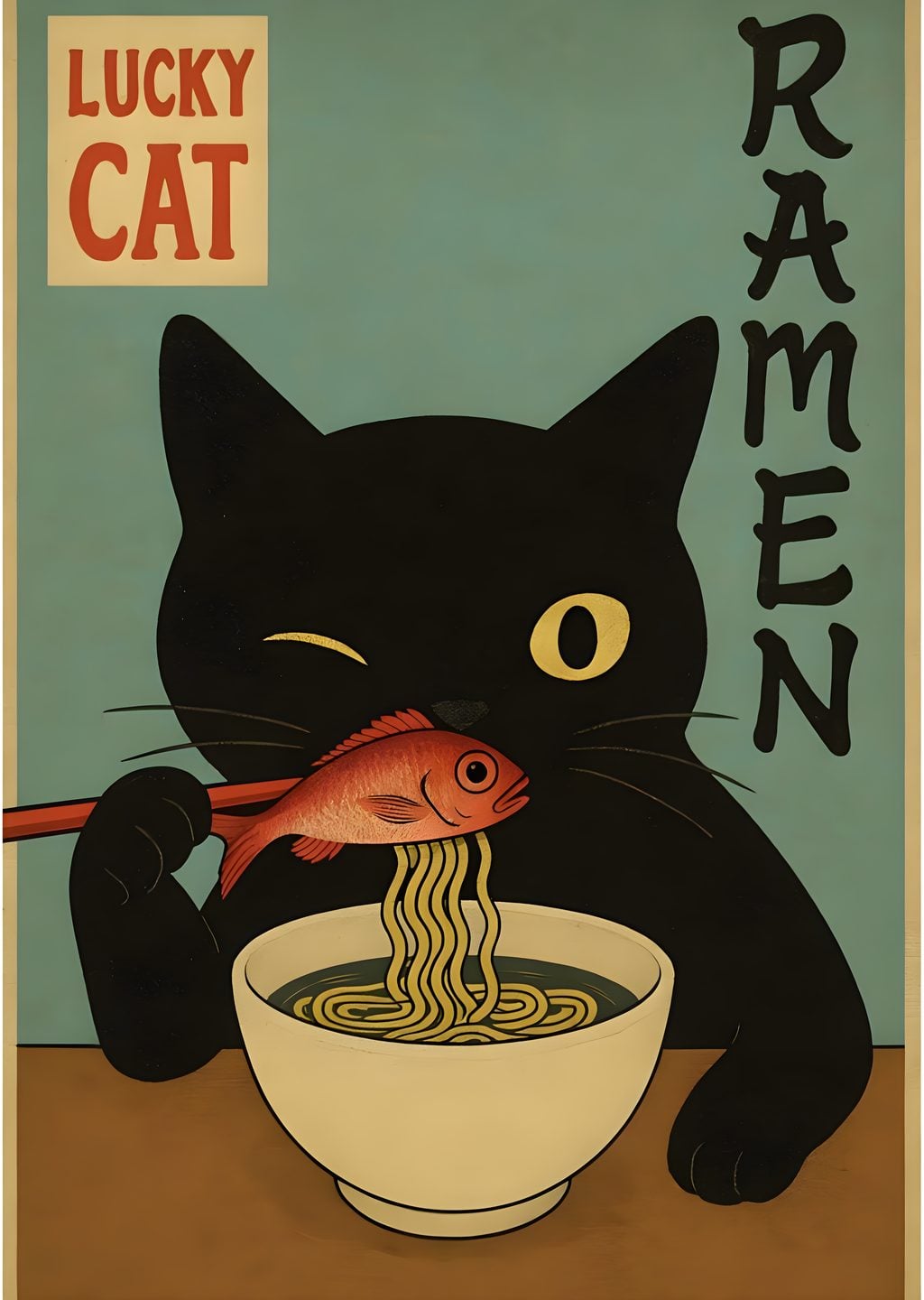 Lucky Cat Ramen: Şanslı Kedi ve Erişte