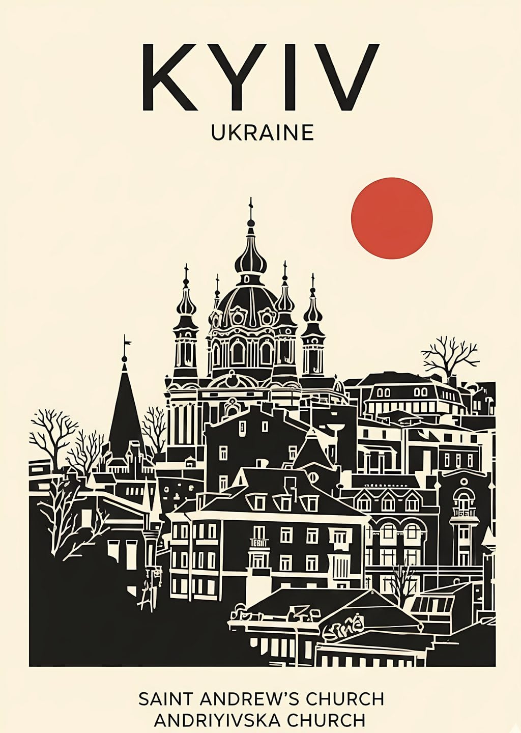 Kyiv'de Saint Andrew's Church