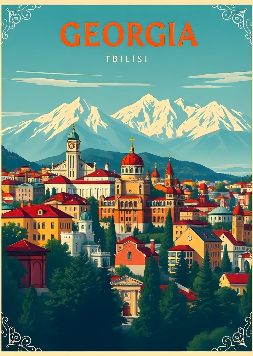Tbilisi, Georgia: Mountain View