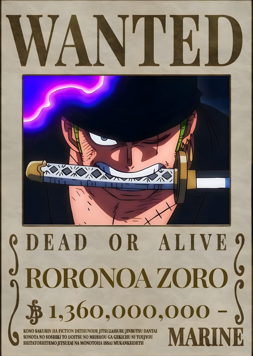 Roronoa Zoro: Avlanma Emri