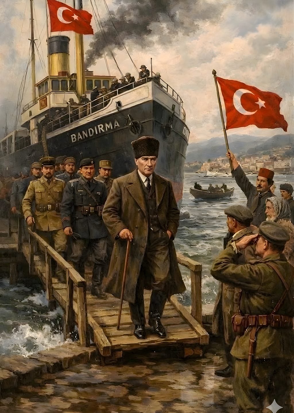 Mustafa Kemal Atatürk: Bandırma'da Ülkeye Dönüş