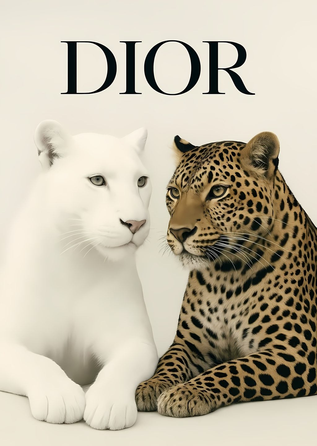 Dior: Beyaz ve Siyah Hayvanların Eleganlığı