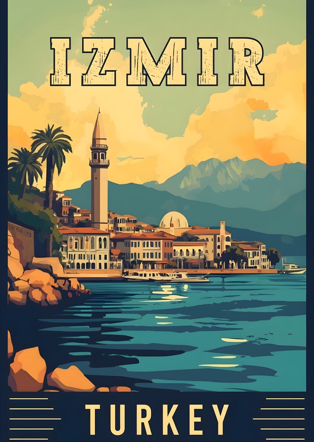 İzmir: Akdeniz Manzarası