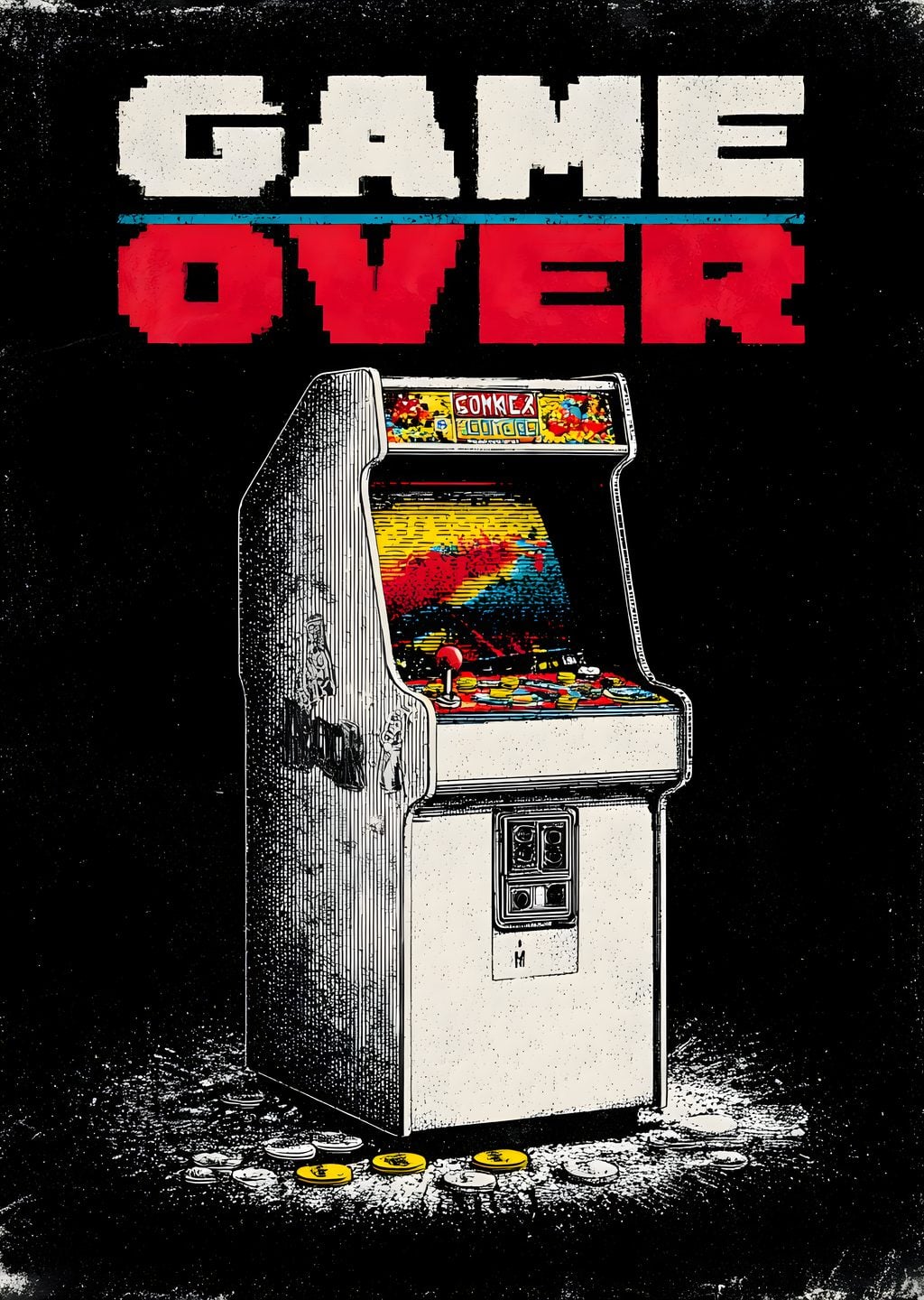 Game Over: Retro Arcade İkonu