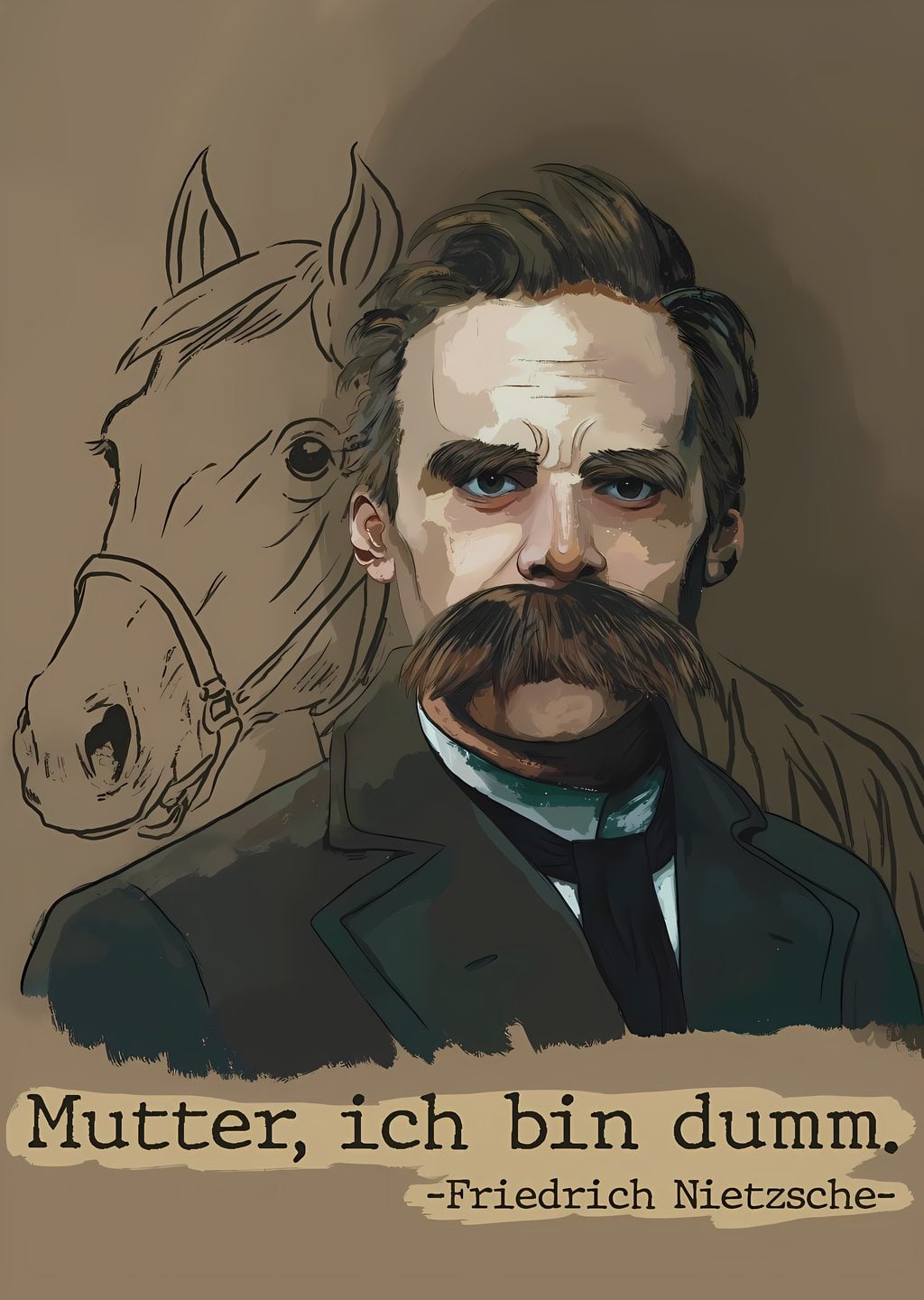 Friedrich Nietzsche: 'Mutter, ich bin dumm.'