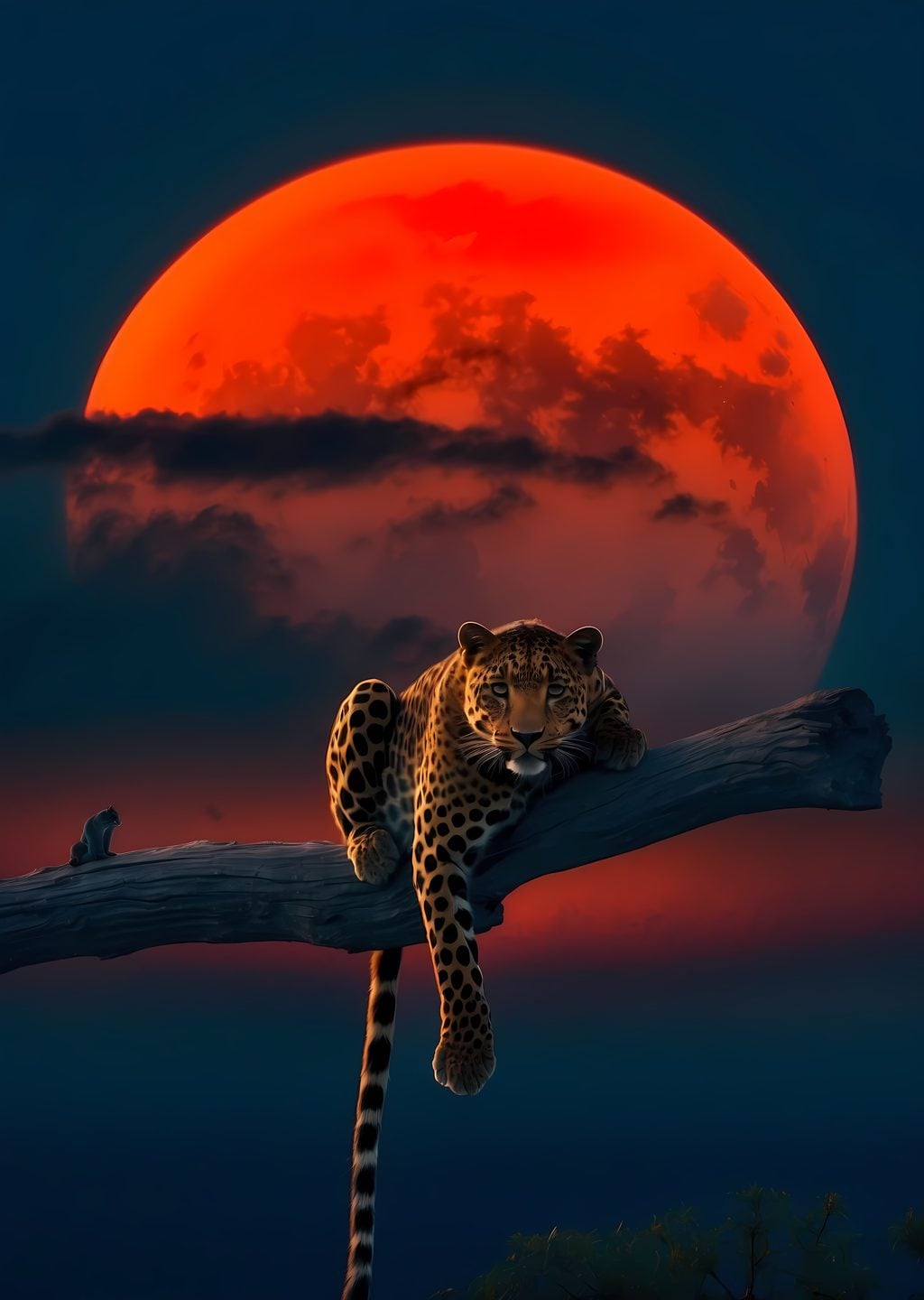 Leopar ve Kızıl Ay