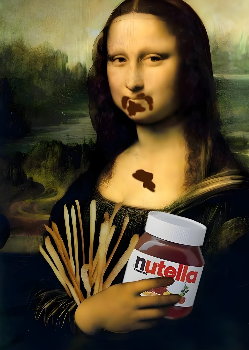 Mona Lisa ile Nutella