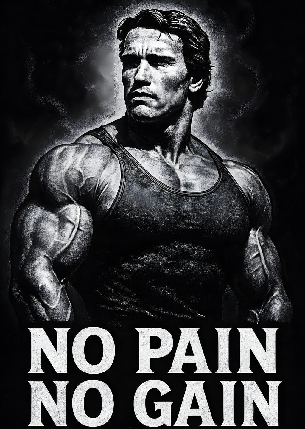 No Pain No Gain Motivasyonel Posteri