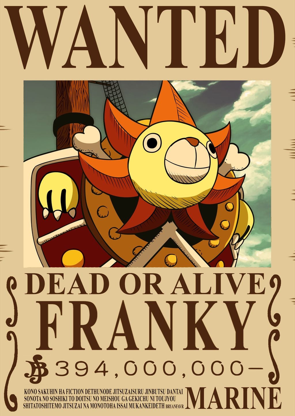 Franky: Wanted Poster