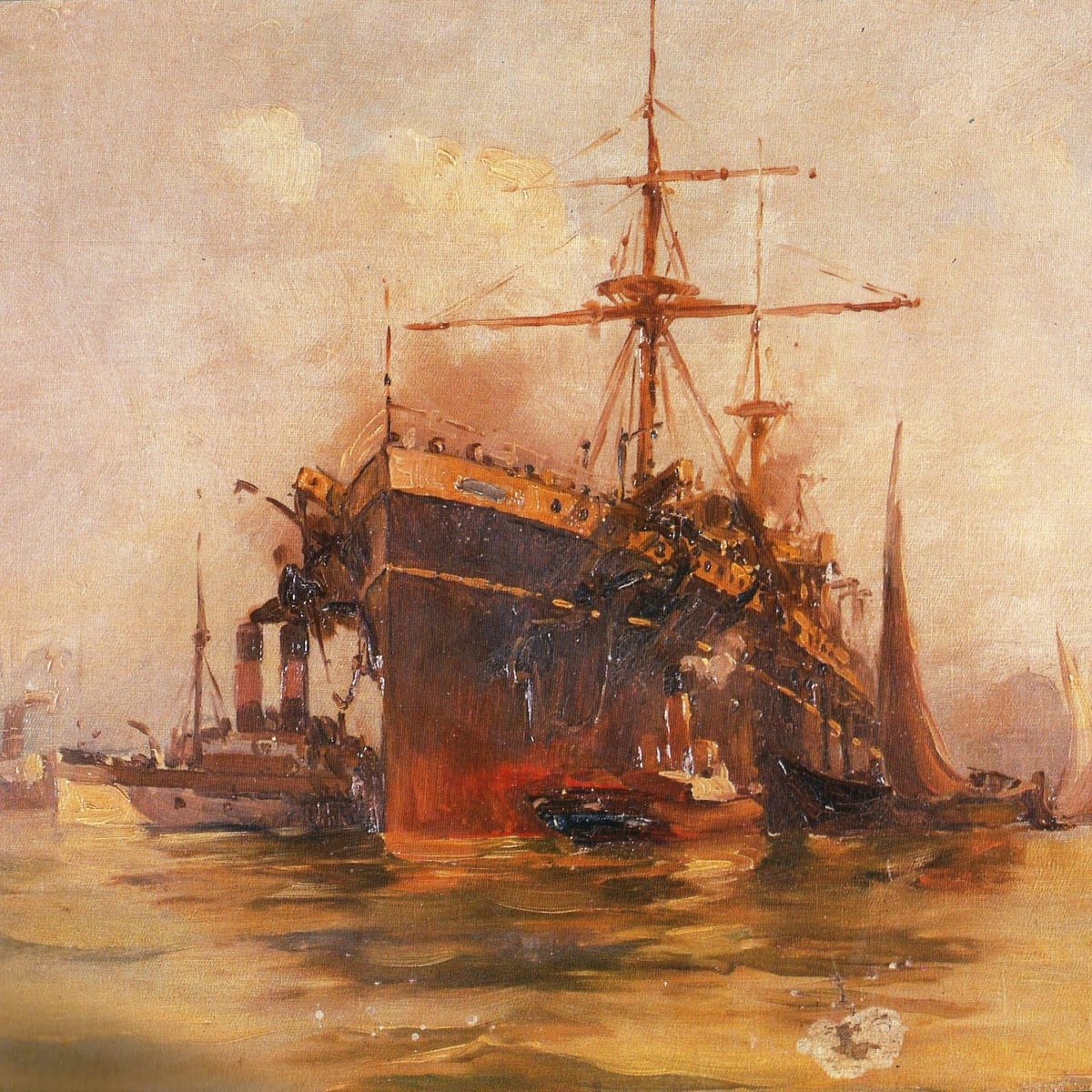 Eminönü'nde Bir Gemi