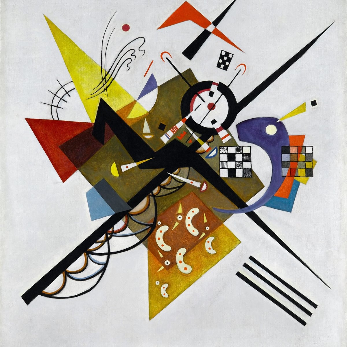 Kandinsky: Beyaz II Üzerine