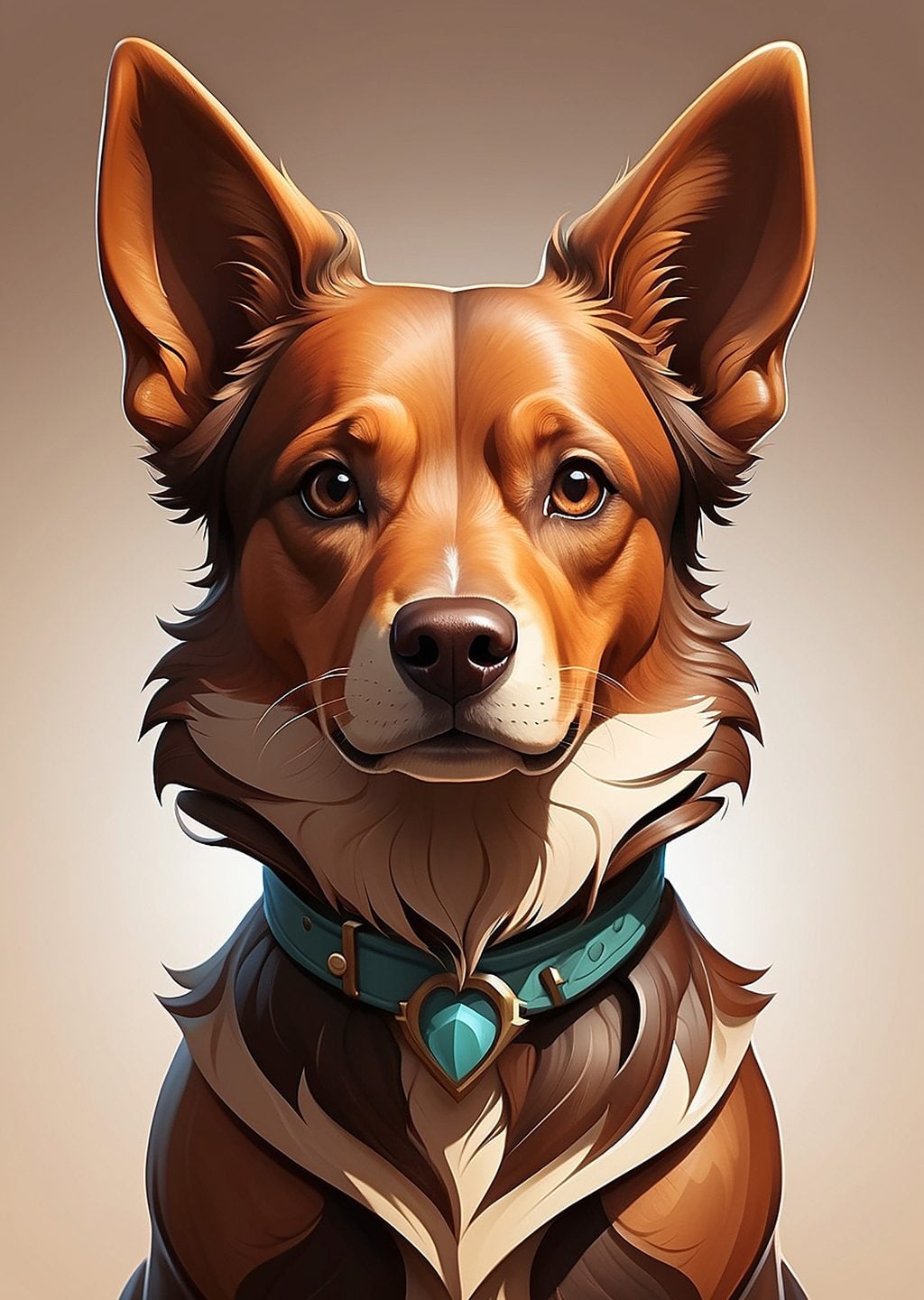 Sevimli Corgi Portresi