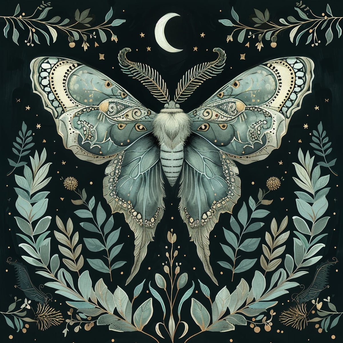 Gizemli Moth: Doğanın Güzelliği