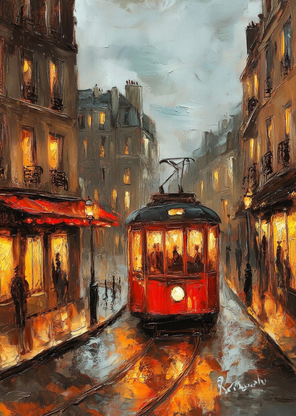 Paris Kırmızı Tramvay