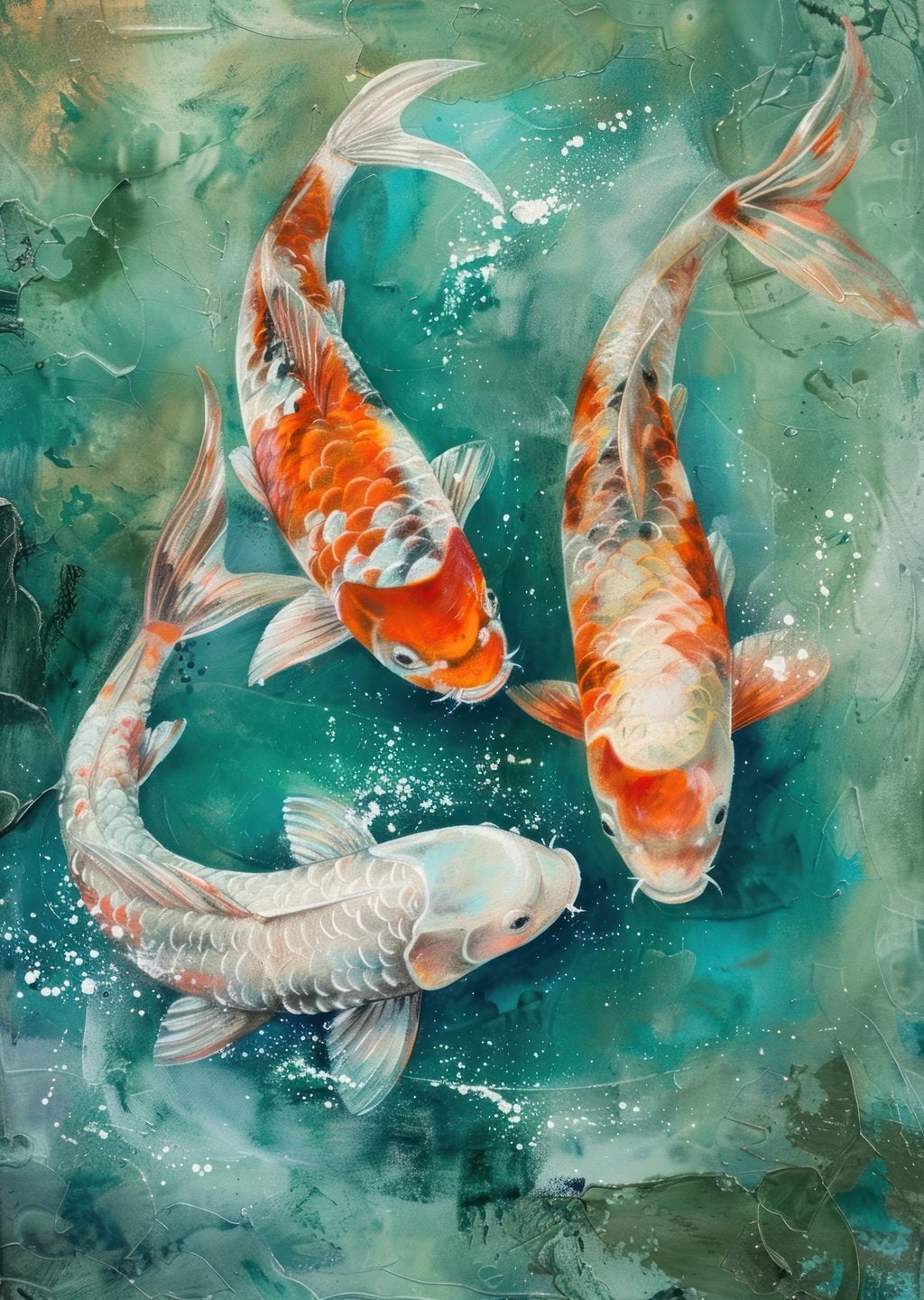 Koi Balıkları: Su Altı Sanatı