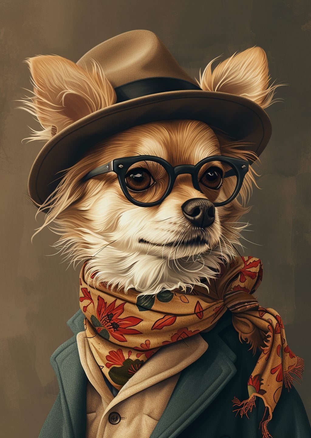 Şık Giyinmiş Chihuahua