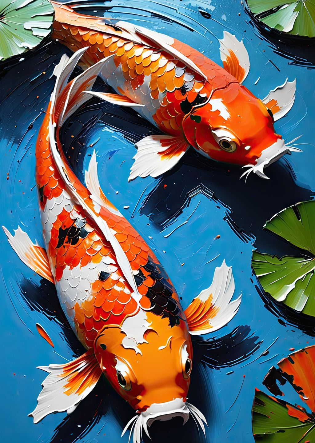 Koi Balıkları: Su Altı Sanatı