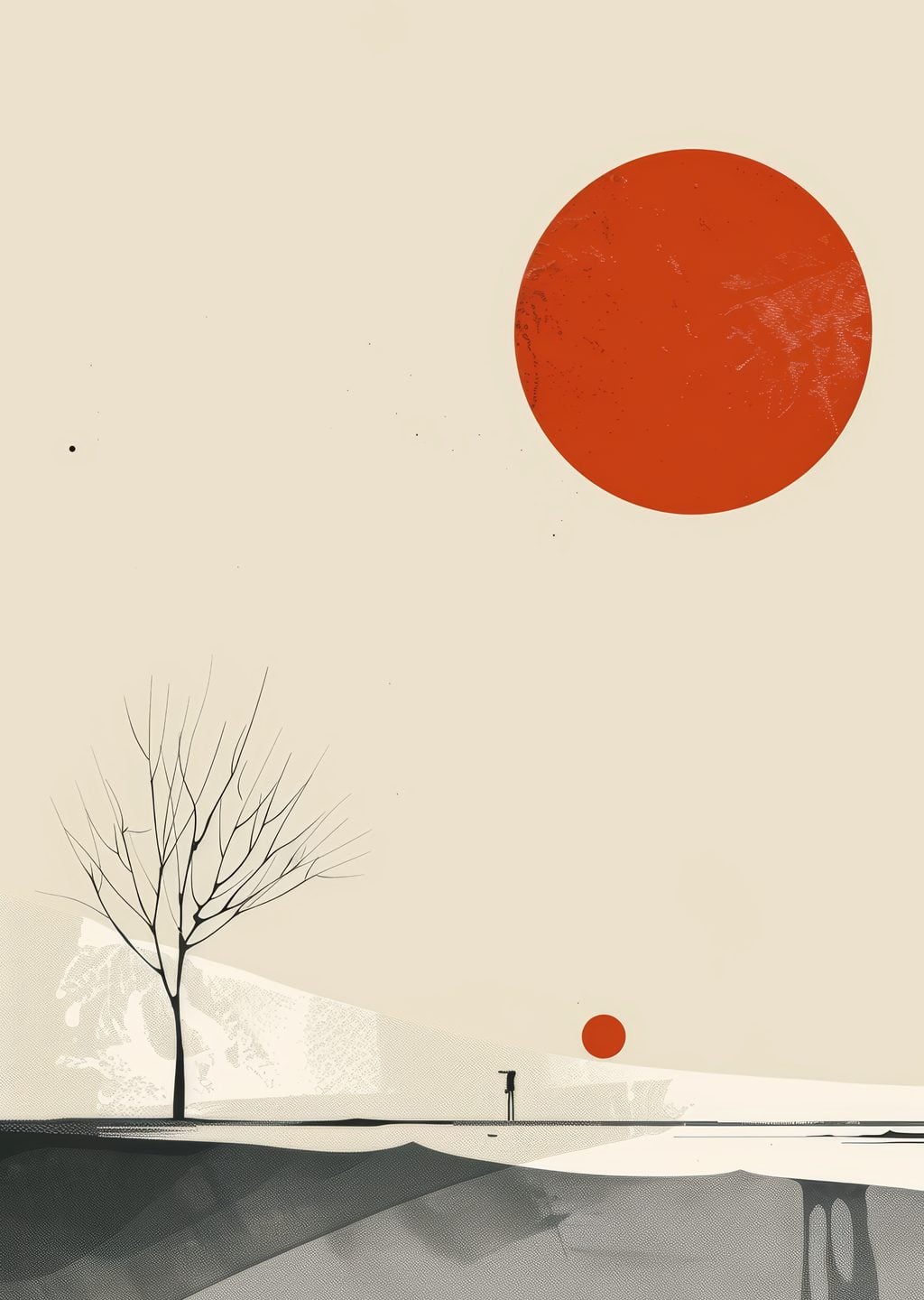 Minimalist Doğa Manzarası