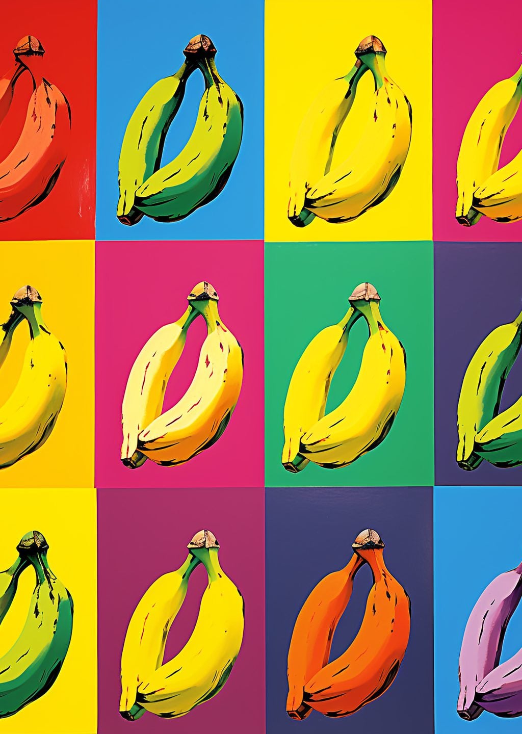 Renkli Muzlar: Pop Art Tarzında