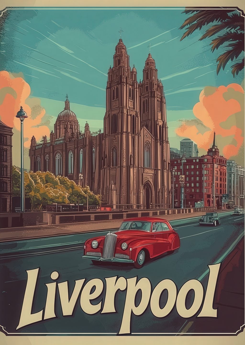 Liverpool: Vintage Şehir Manzarası