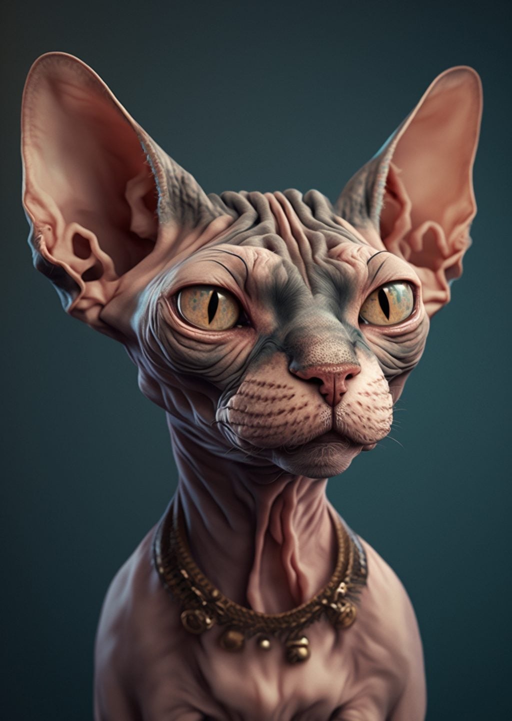 Sphynx Kedisi: Sanatsal Portre