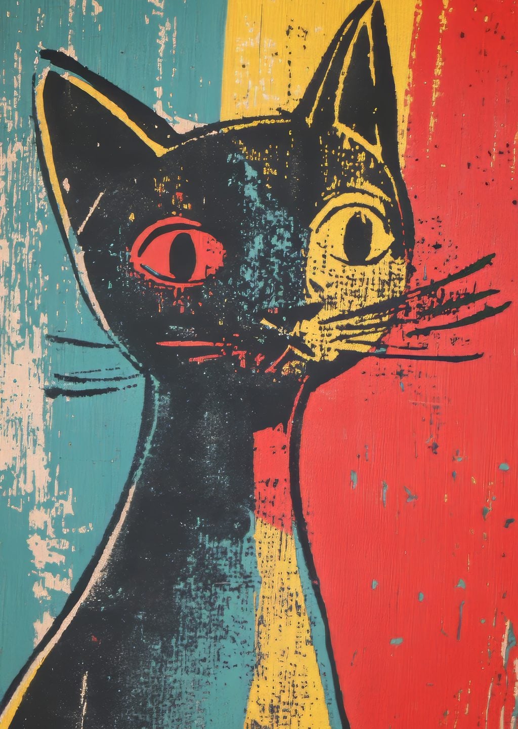Soyut Siyah Kedi