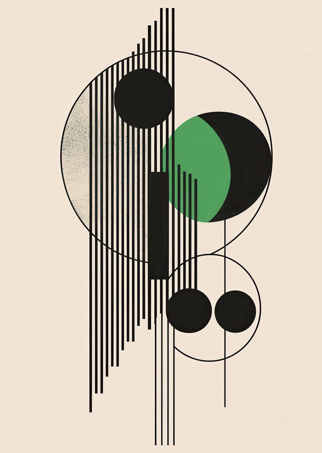 Soyut Geometrik Kompozisyon
