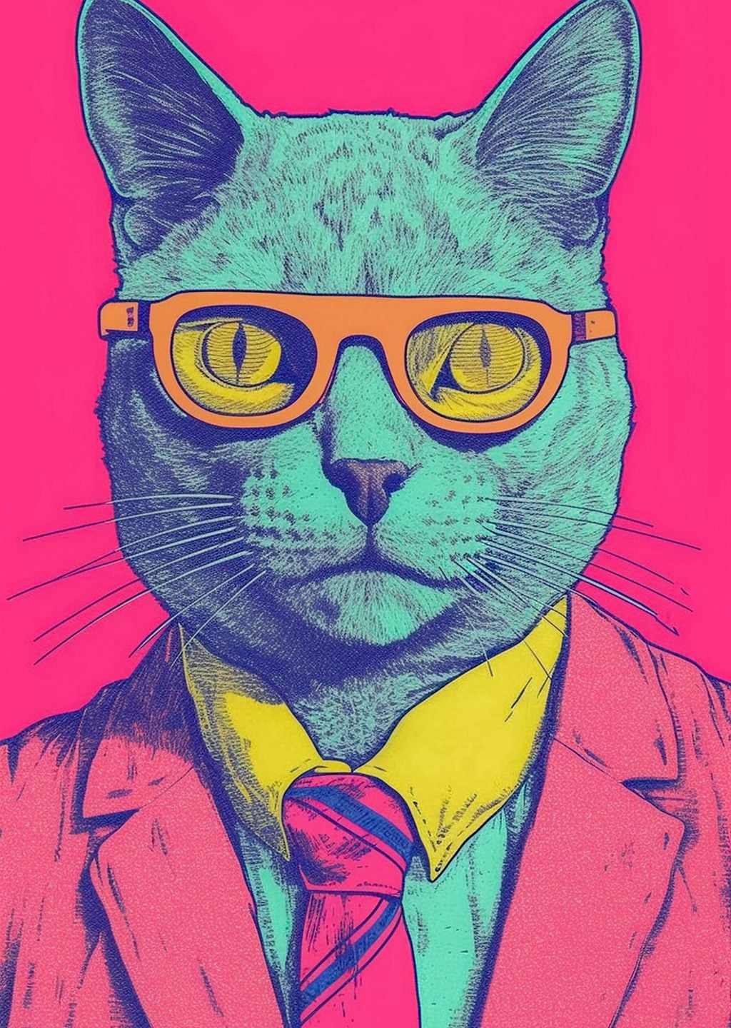 Şık Kedi Portresi