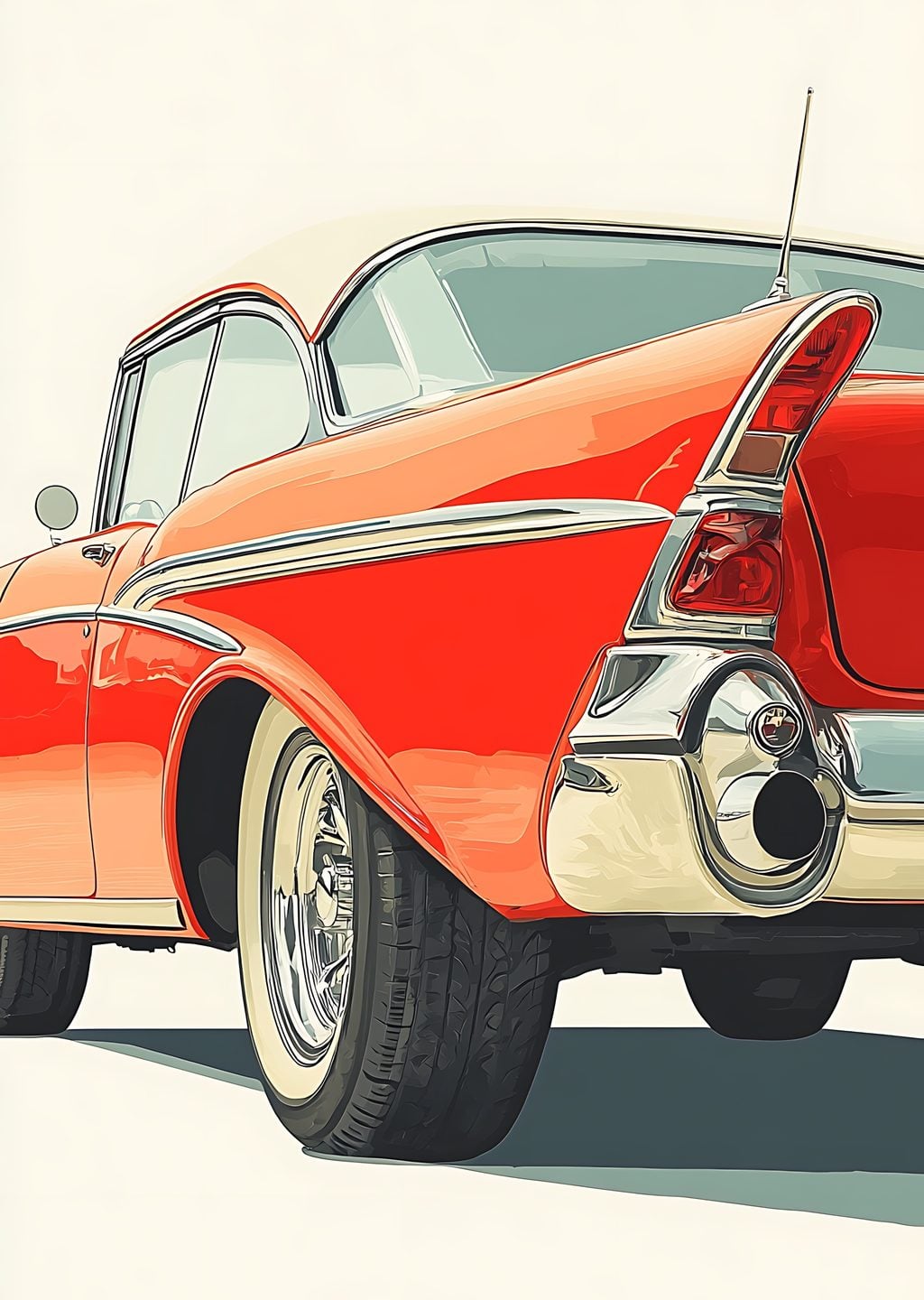1955 Chevrolet Bel Air Klasik Araba