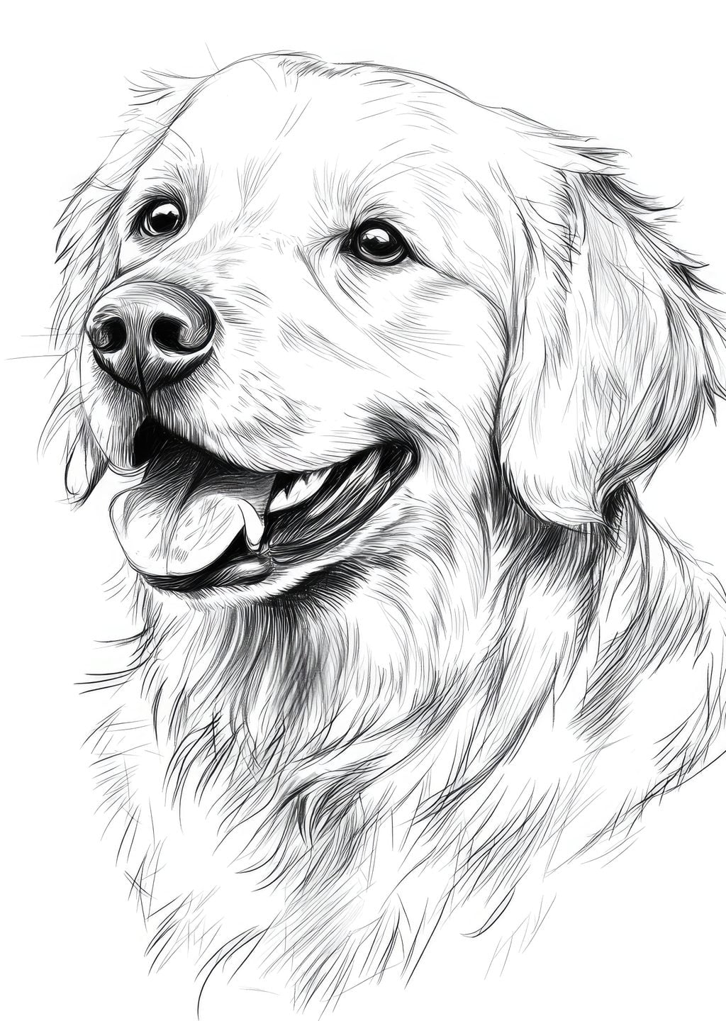 Golden Retriever Çizimi