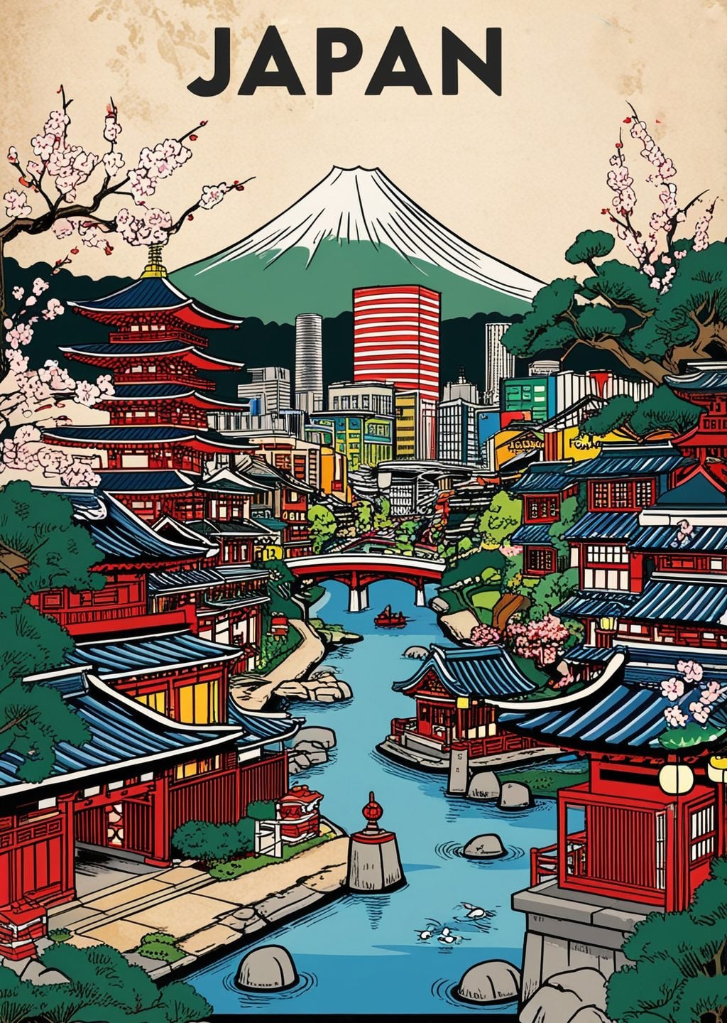 Japonya: Geleneksel ve Modern Şehir Manzarası