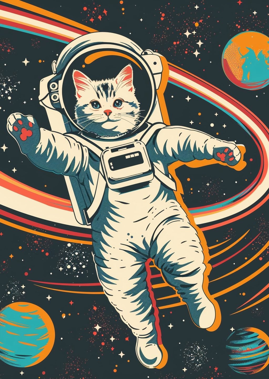 Uzayda Astronot Kedi