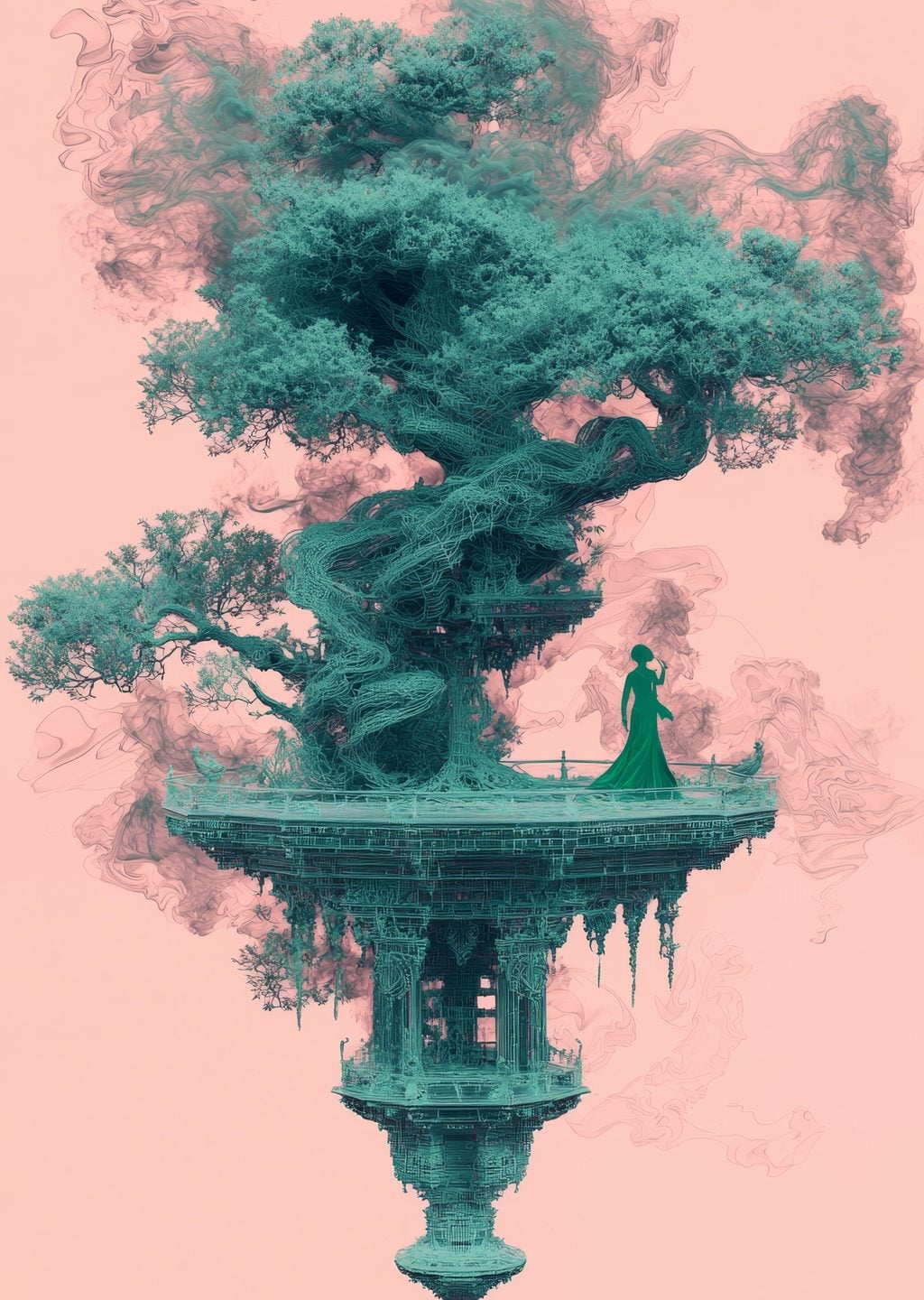 Sakura Ağacı ve Kule