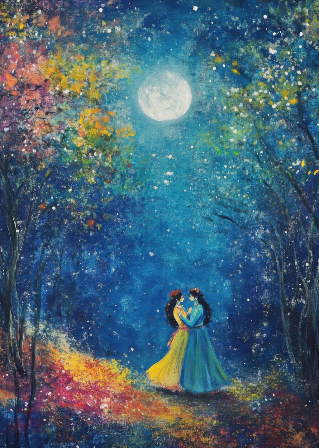 Aşkın Büyüsü: Gece ve Ay Işığında