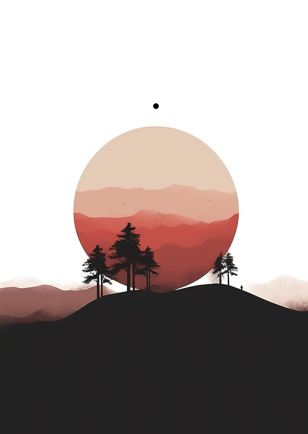 Minimalist Doğa Manzarası