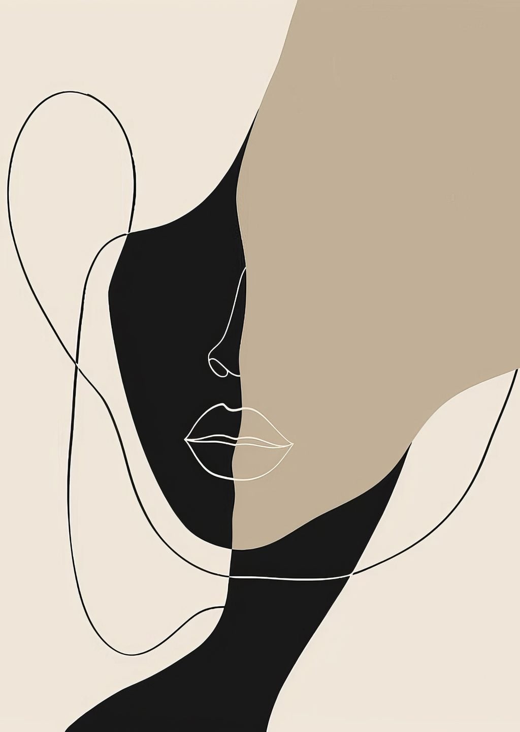 Minimalist Yüz Çizimi