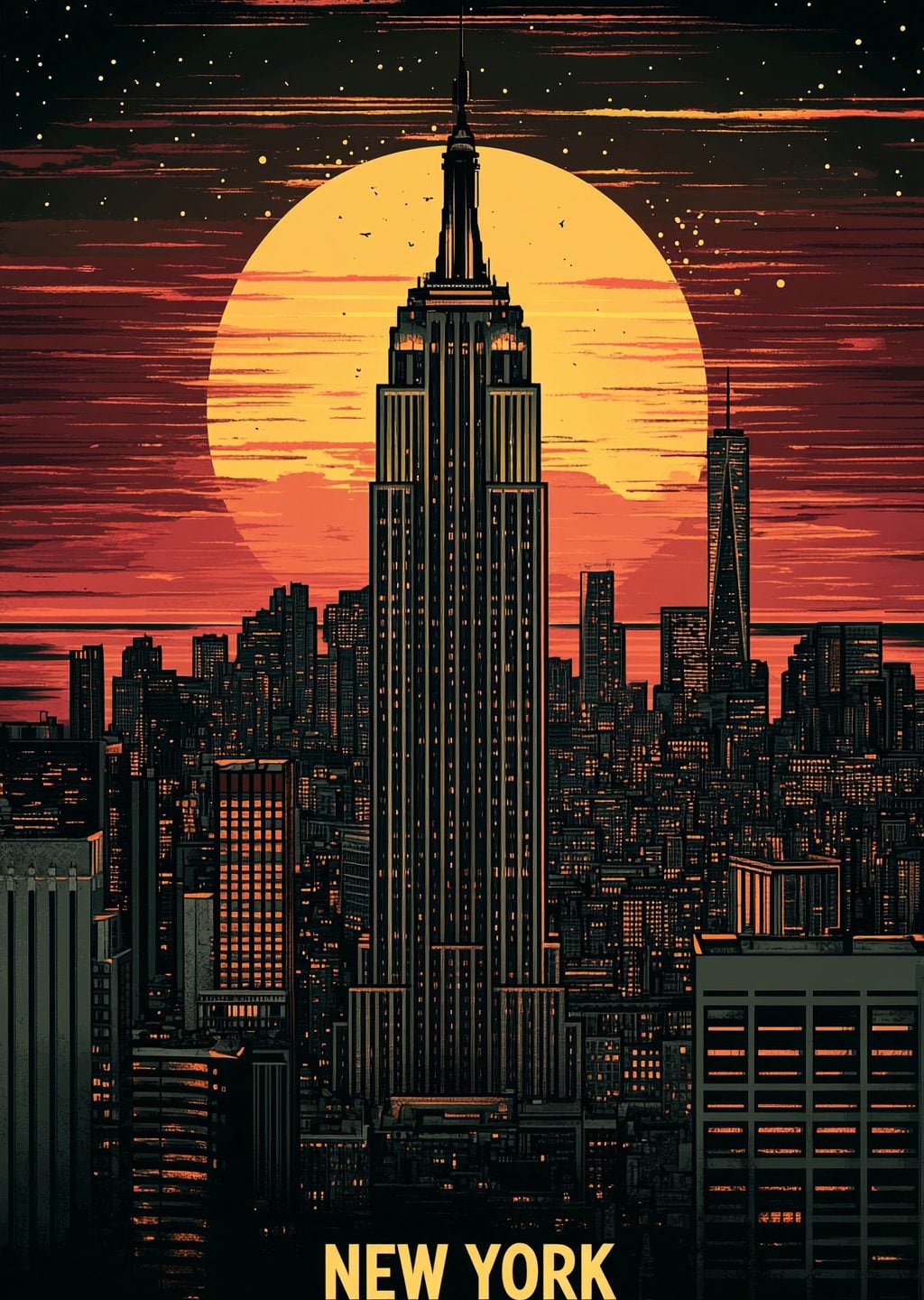 Empire State Building: New York Silüeti