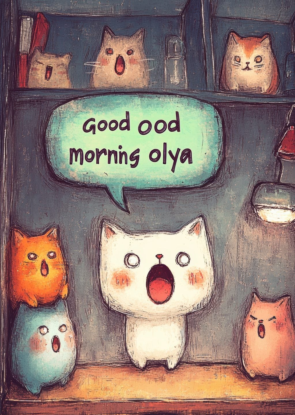 Sevimli Kediler: Günaydın Olya