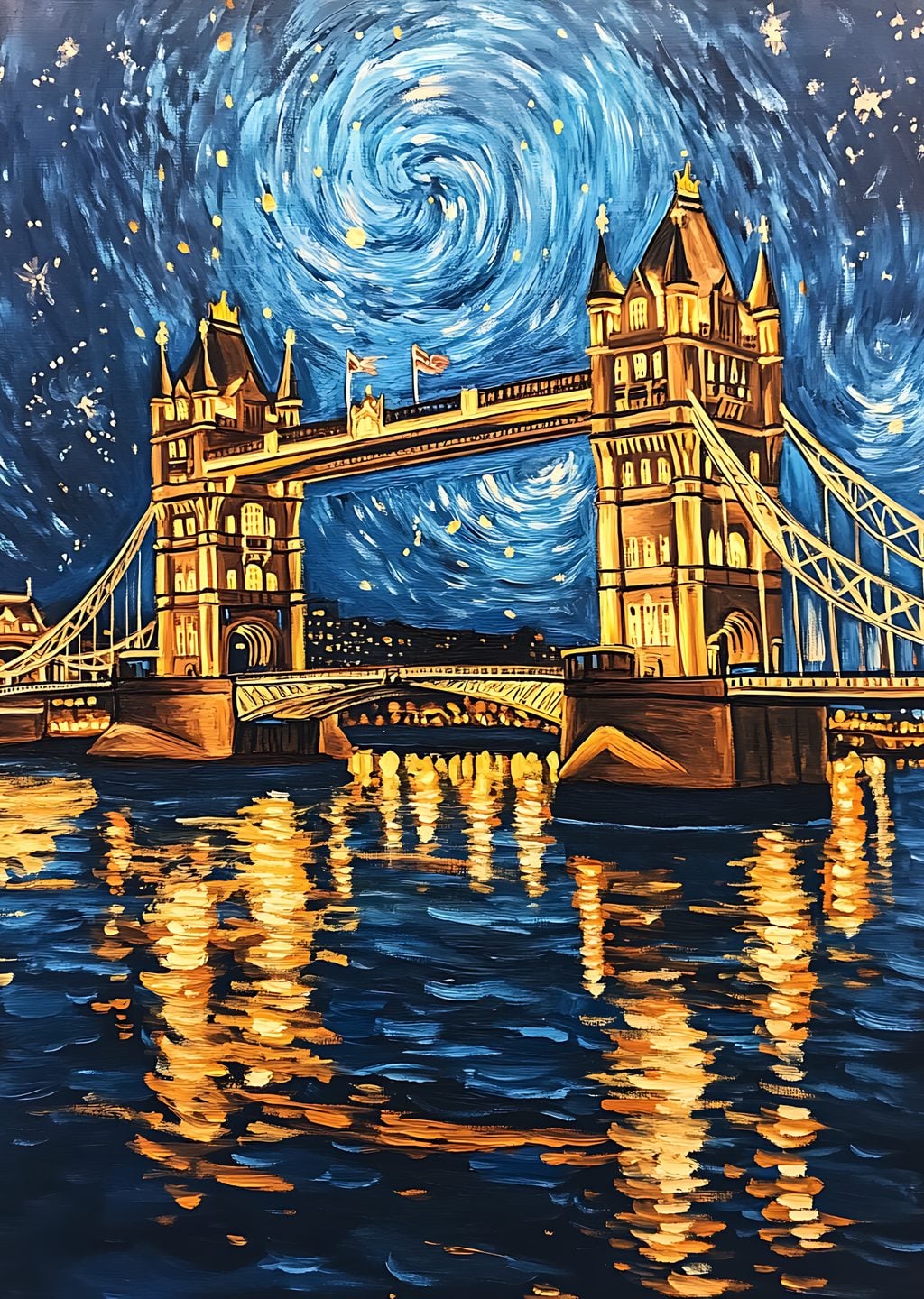 Tower Bridge - Gece Işıkları