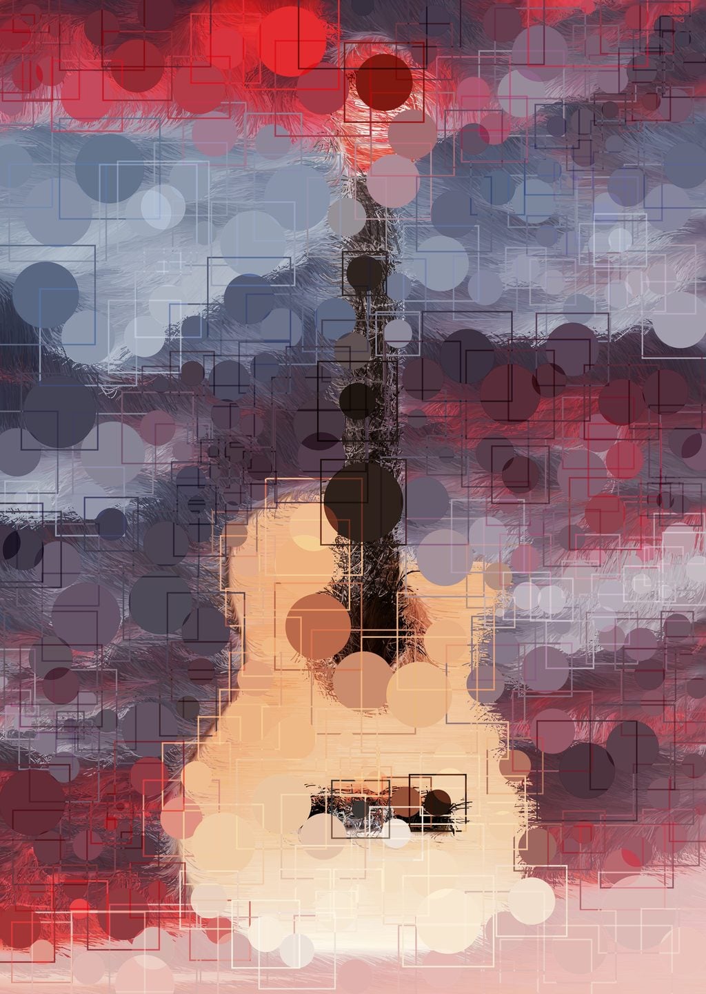 Gitar: Soyut Sanat Eseri