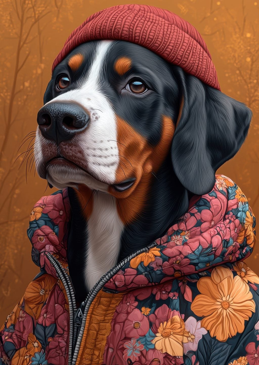 Kışlık Bernese Dağ Köpeği