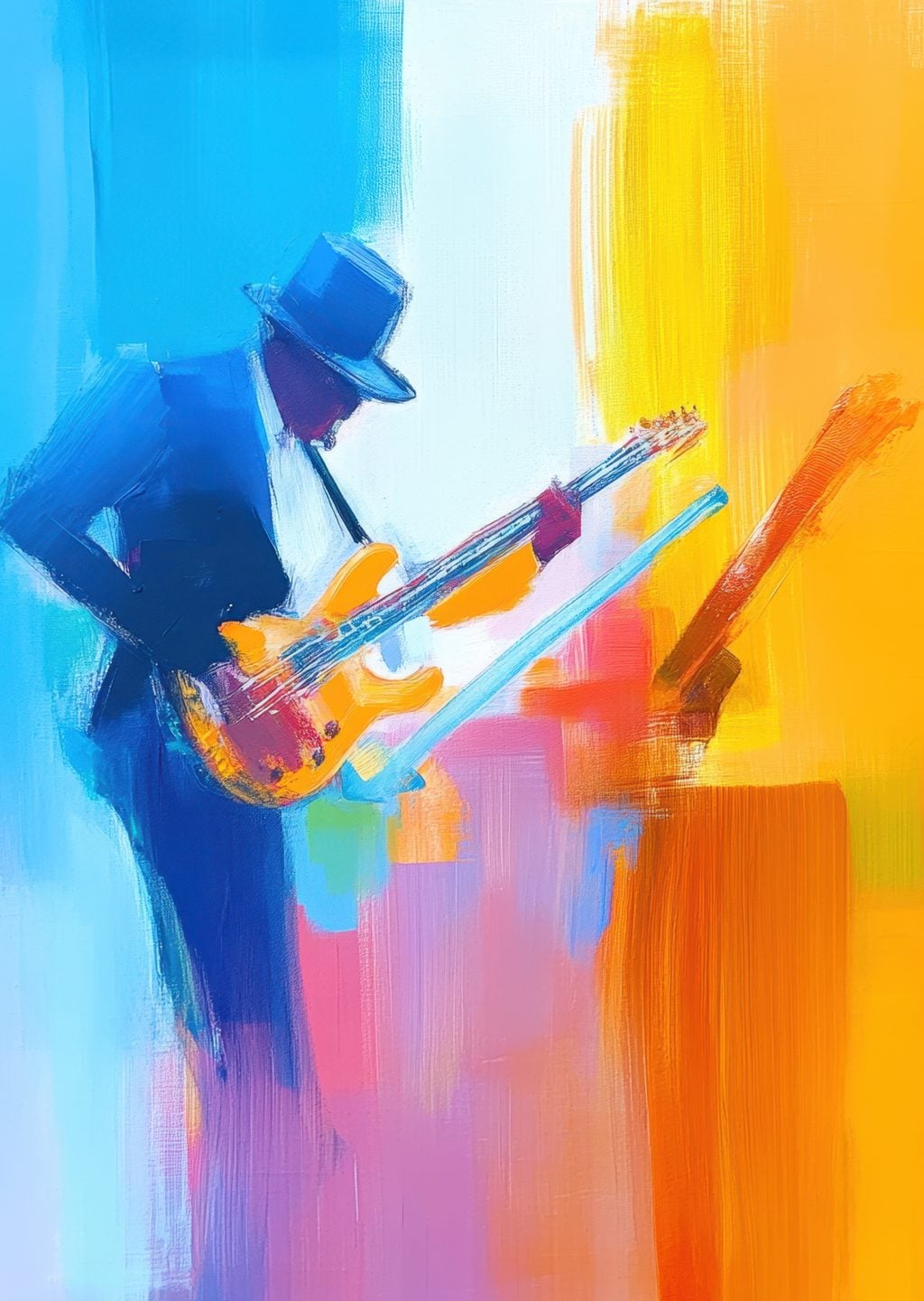 Müzik ve Renk: Gitarist