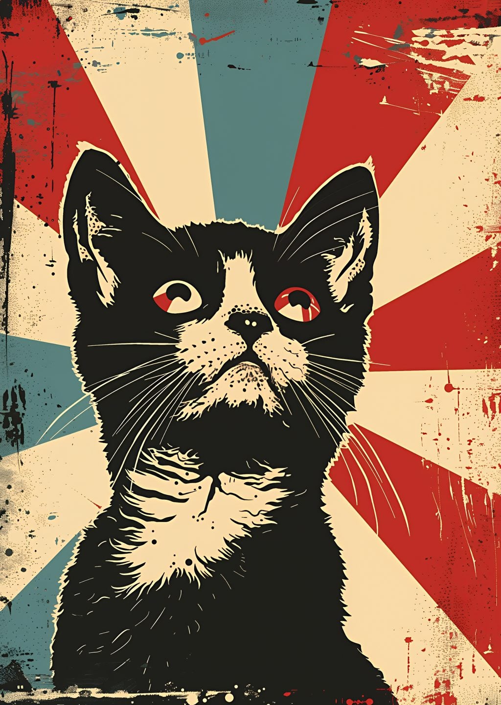 Kedi Portresi: Retro Tarz