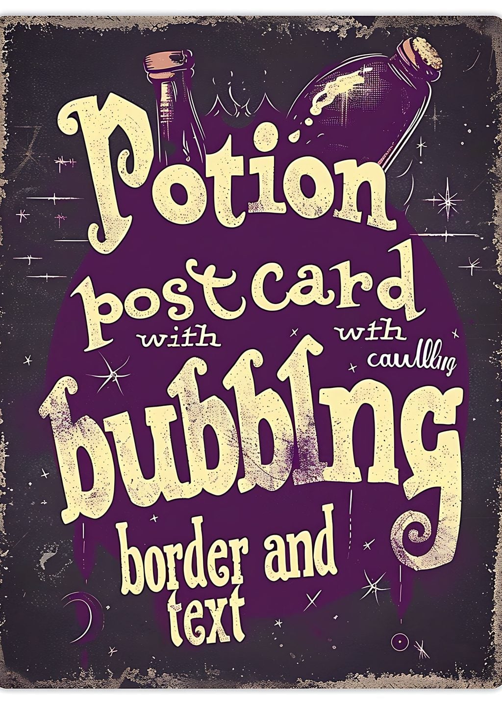 Potion Postcard: Bubbling Magic