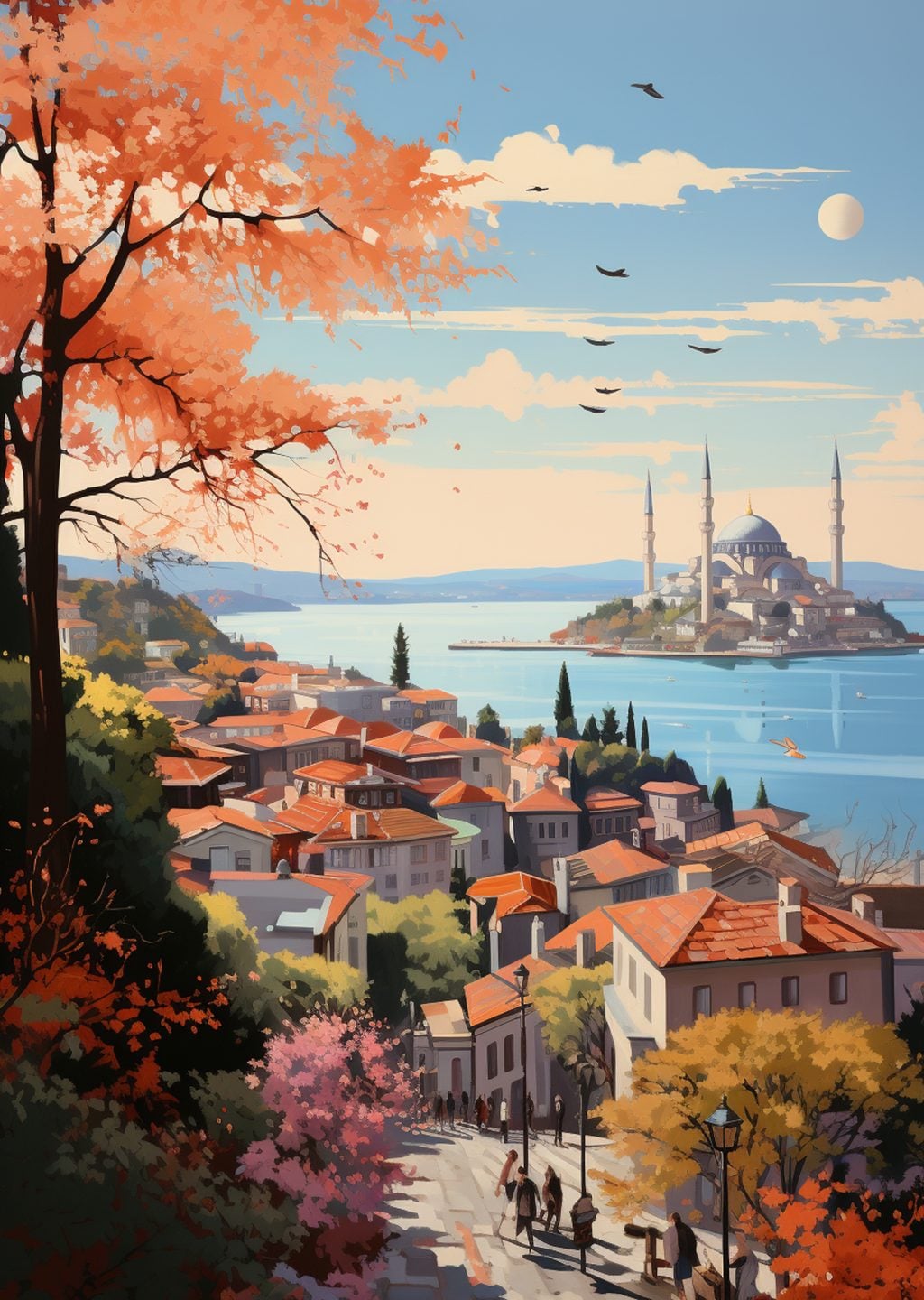 İstanbul Boğazı Manzarası