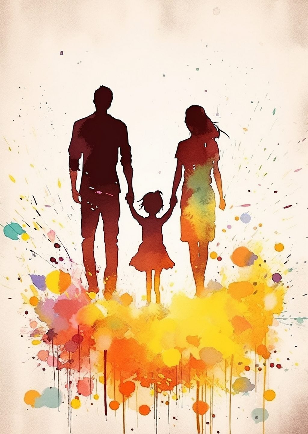 Aile Bağları: Su Renkleriyle İfade